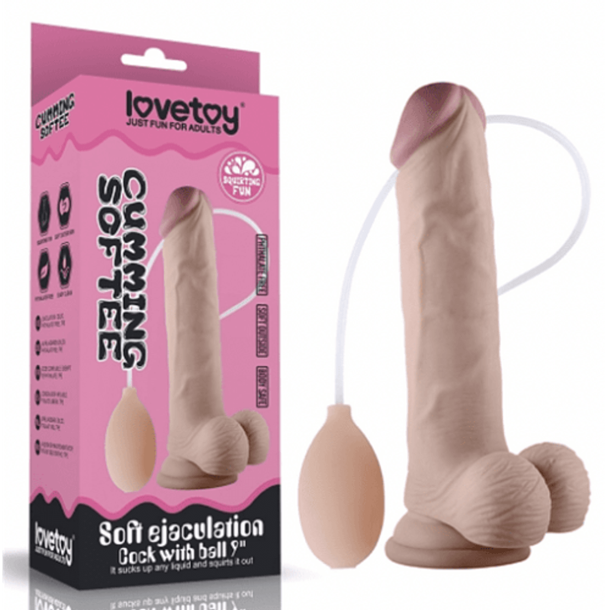 Dildo Eyaculador Lovetoy Cumming Softee2