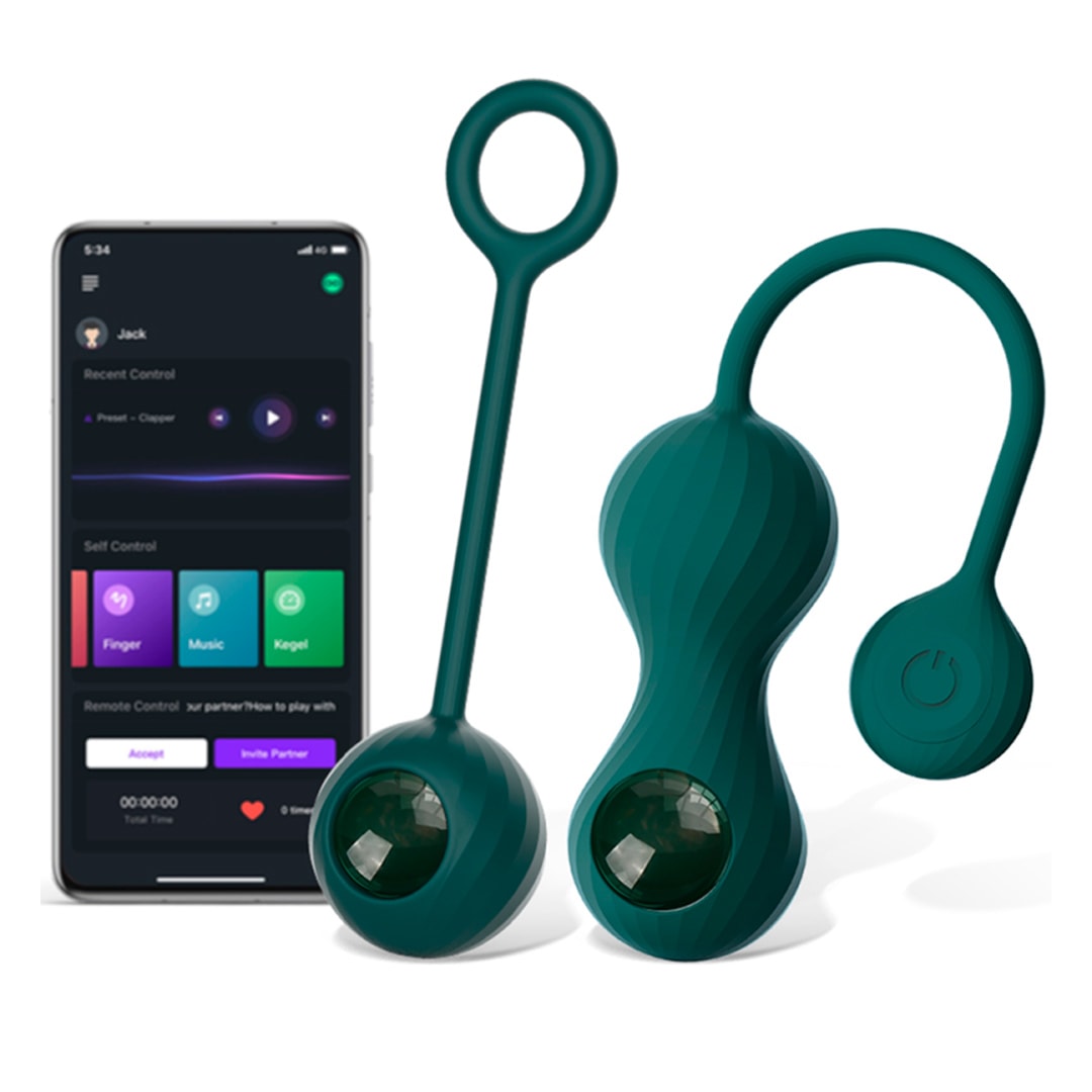 Crystal Duo – Kit Kegel Inteligente by MagicMotion1
