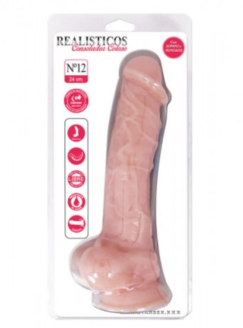 Consolador Coloso Crema Realístico Nº121