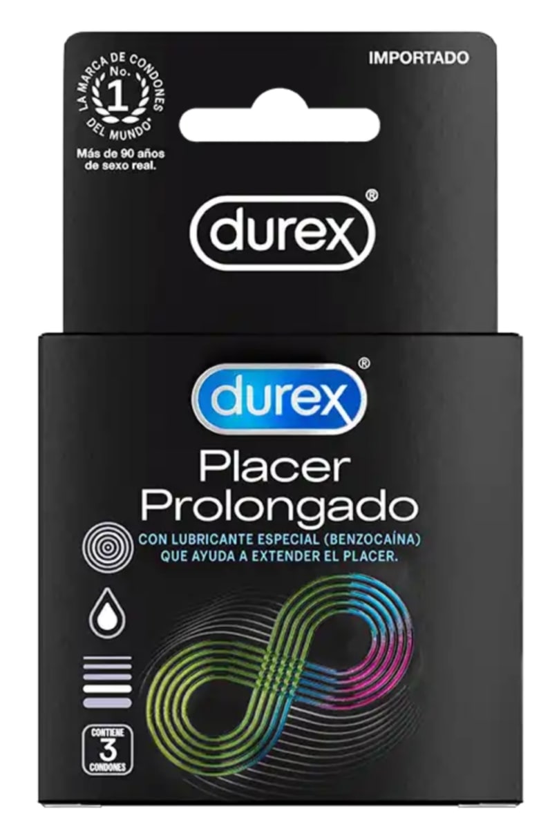 Preservativos Durex Placer Prolongado x31