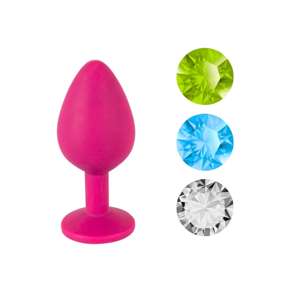 Plug Anal de Silicona Seamless Talla S con Joy5