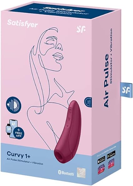 Satisfyer c/pulso de aire Curvy 1 +1