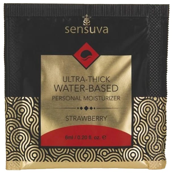 Lubricante Sachet UltraThick WaterBased Strawberry1