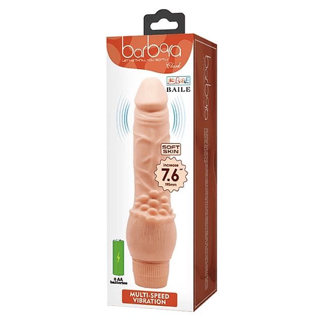 Vibrador Realista Clark Soft Skin Barbara2