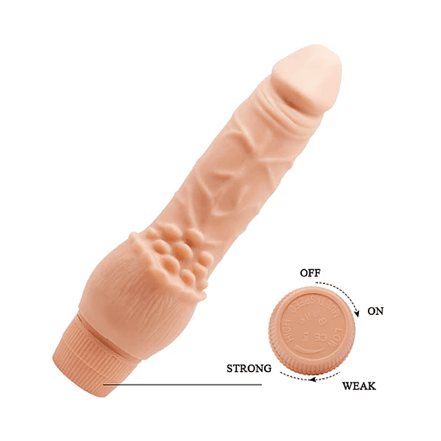 Vibrador Realista Clark Soft Skin Barbara5