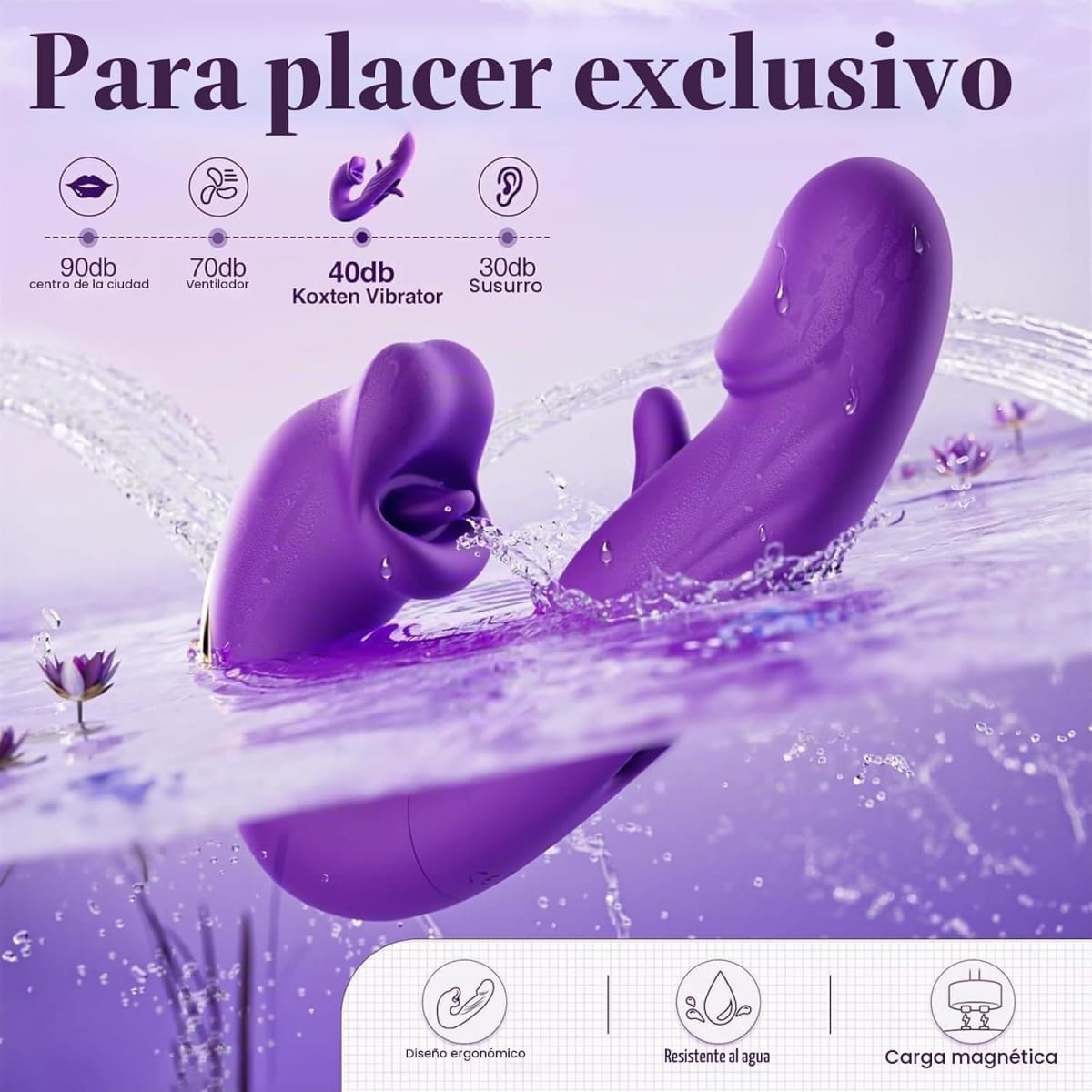 Vibrador 3 en 1 Lengua by Foxy6