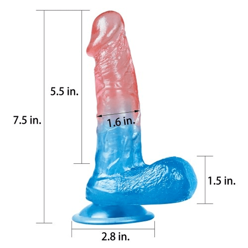 Dildo Dazzle Studs Lovetoy 19 cm6