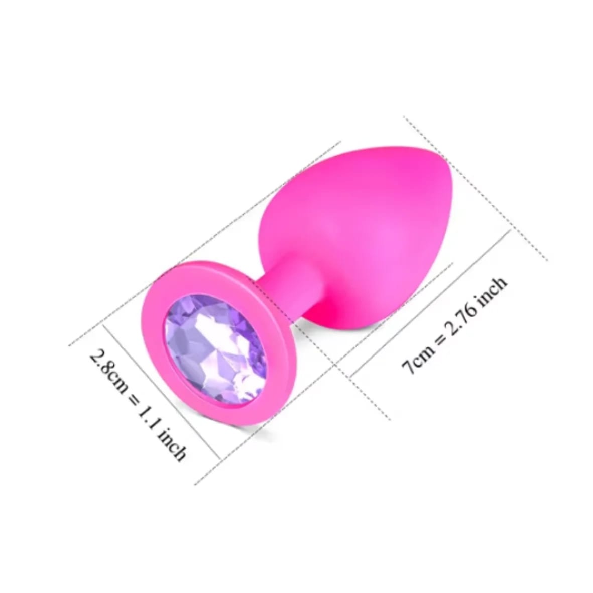 Plug Anal de Silicona Seamless Talla S con Joy2