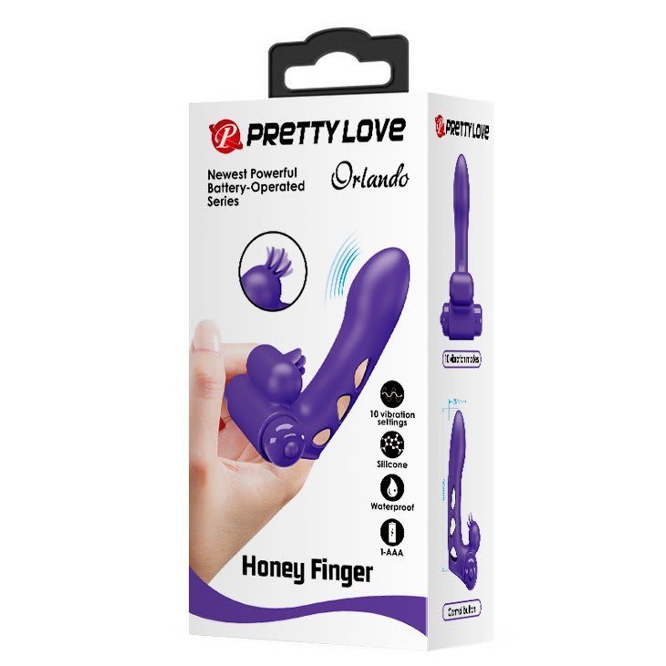 Vibrador para dedo Orlando PRETTYLOVE9