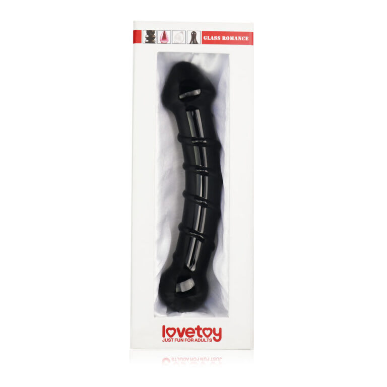 Dildo/Plug Glass Romance Lovetoy Black1