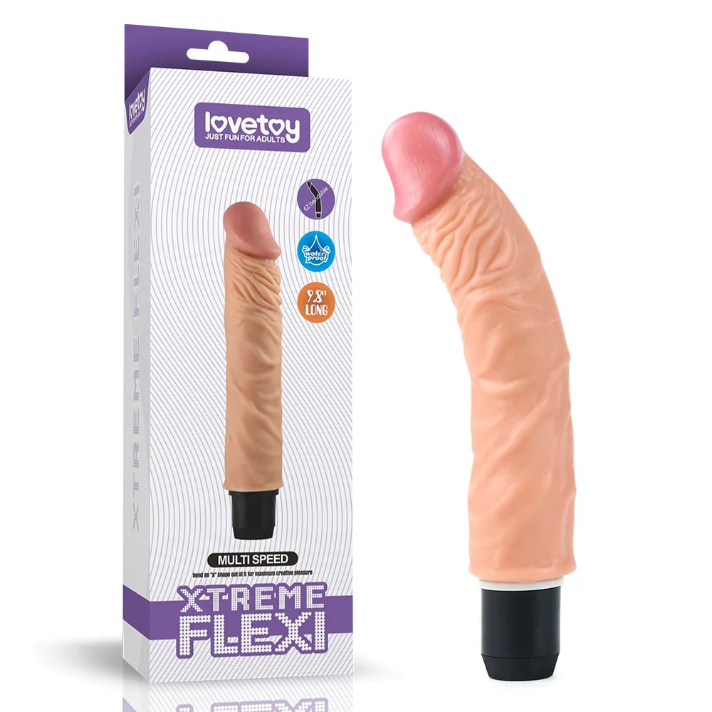 Dildo vibrador Xtreme Flexi 24cm Lovetoy1