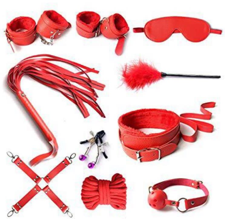 Kit Sumisión 10 Piezas Rojo1