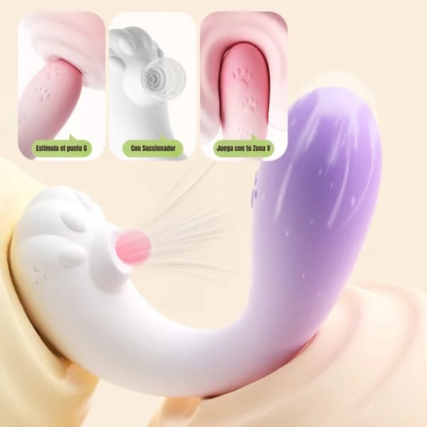 Vibrador y Succionador Civet Cat Kitty/Gatito – LILO1