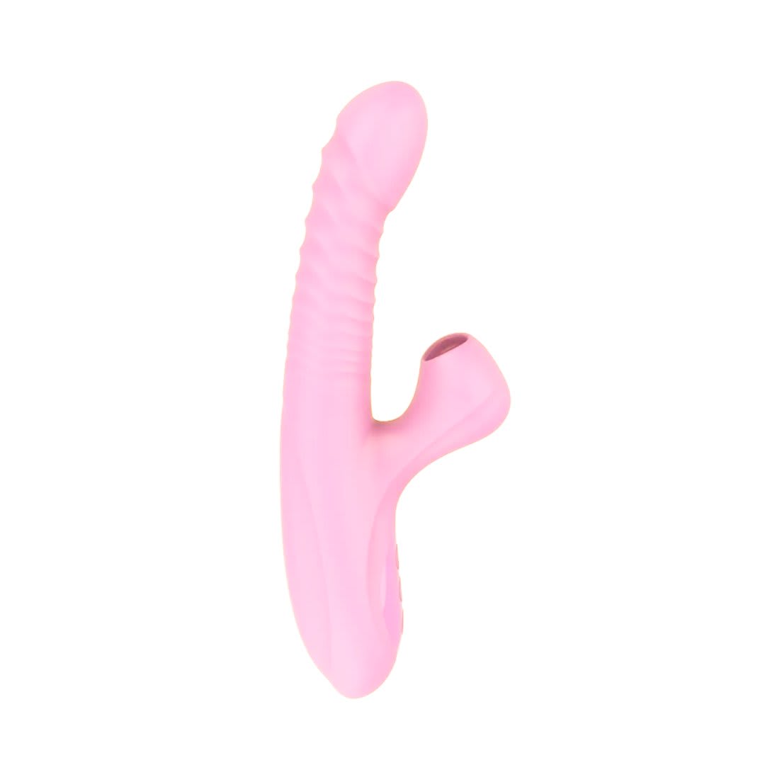 Vibrador telescópico con succionador y calor3