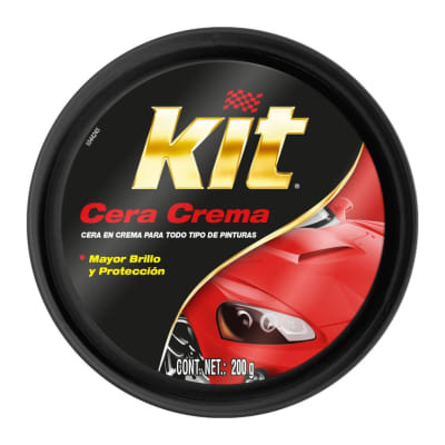 Cera Automotriz Crema Kit 200g