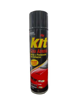 Cera Automotriz Aerosol Kit 360ml