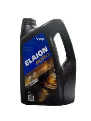 LUBRICANTE PARA MOTOR YPF ELAION AURO 5W30 BIDON DE 4L1