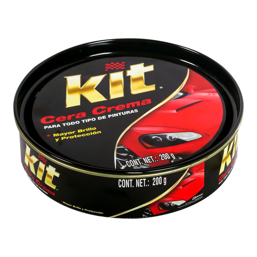 Cera Automotriz Crema Kit 200g2