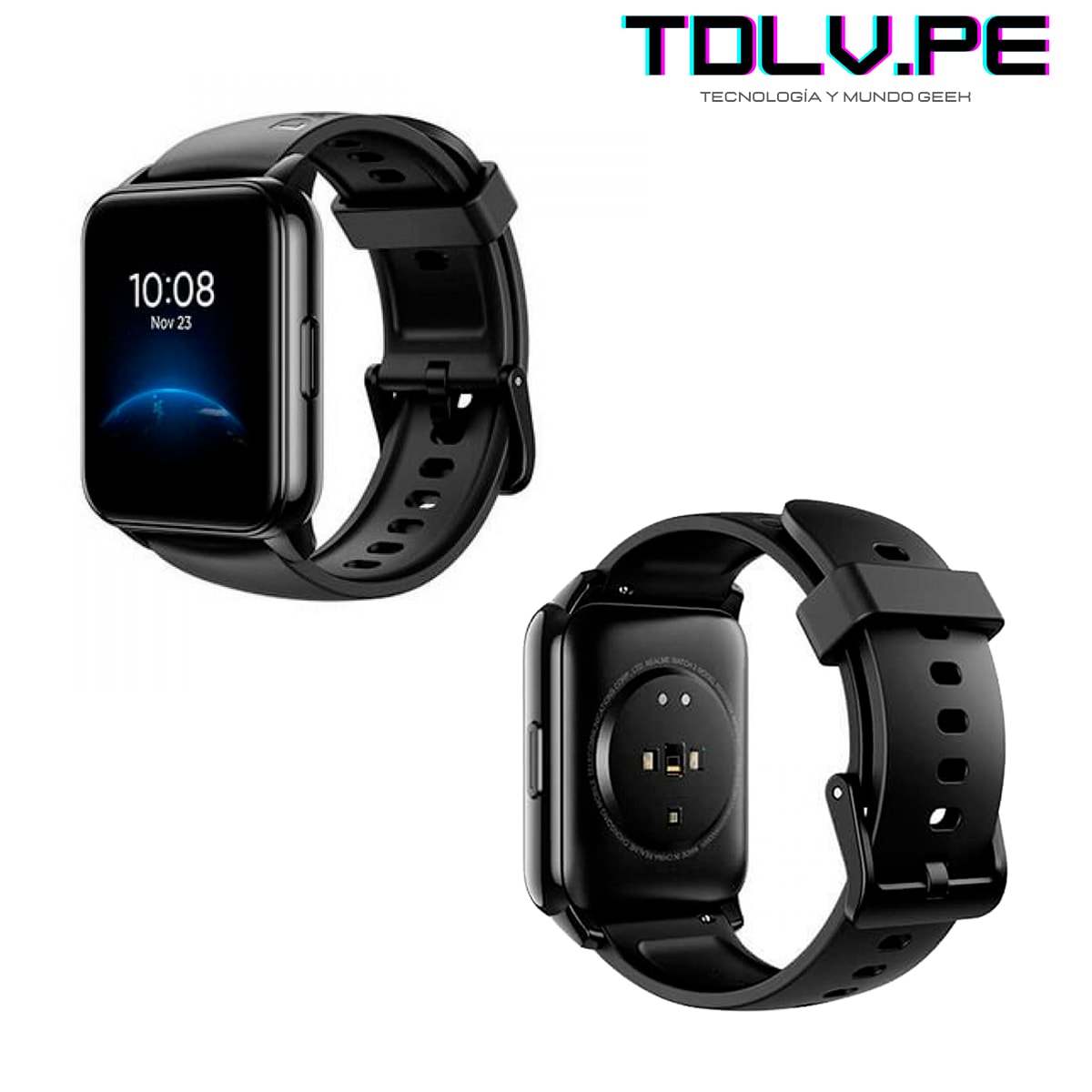 Reloj Realme Watch 2 Negro | TDLV