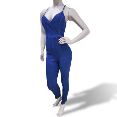 ENTERIZO JEANS AZUL  - HAUTE MONDE