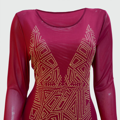 BODY MESH DETALLES DORADOS  - IRIS