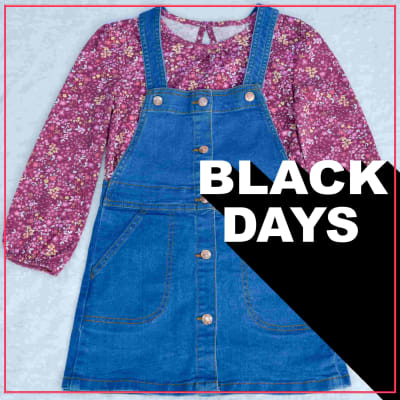 PACK 2 PZS NIÑA JUMPER + BLUSA VARIADO - BCBG GIRLS