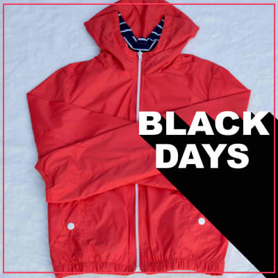 CASACA IMPERMEABLE MUJER ROJO - IRIS1
