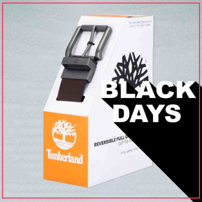 CORREA REVERSIBLE DE CUERO HOMBRE NEGRO / MARRON - TIMBERLAND