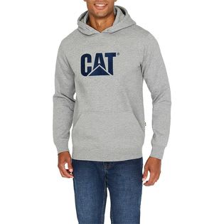 POLERA CON CAPUCHA HOMBRE COLOR ENTERO   - CATERPILA