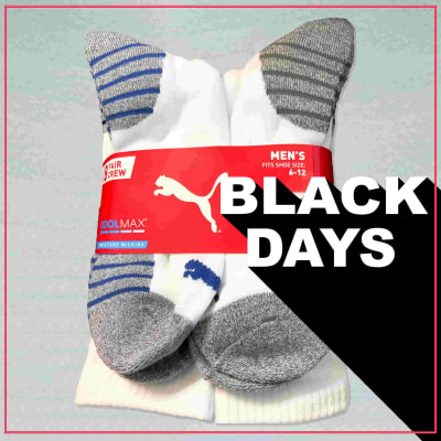 PACK 8.MEDIAS TOBILLERAS/LARGAS HOMBRE VARIADO  - PUMA1