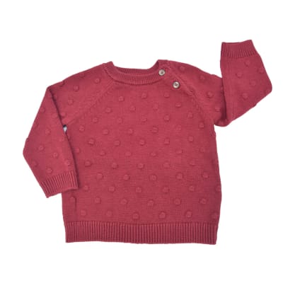 CHOMPA CERRADA HILO / CREMA  - CAT & JACK