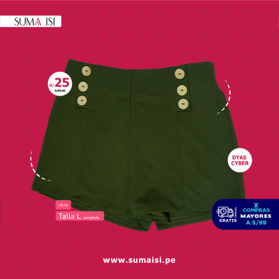 SHORT MUJER VARIADO  - VARIOS1