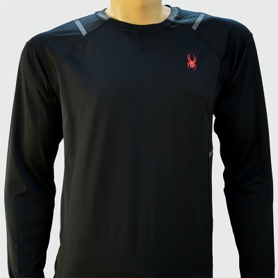 POLERA LICRA HOMBRE NEGRO  - SPIDER