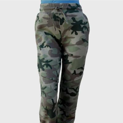 JOGGER NIÑO VERDE CAMUFLADO  - 5TH RYDER
