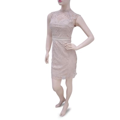 VESTIDO CON ENCAJE PALOROSA  - HAUTE MONDE