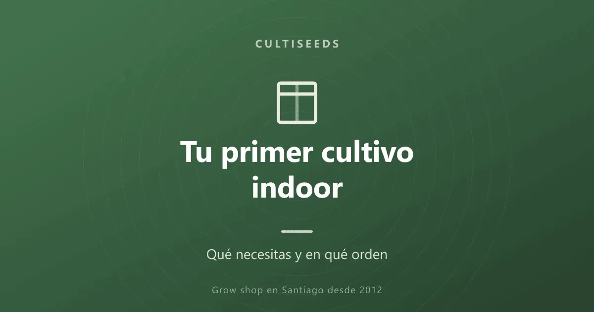 Tu primer cultivo indoor paso a paso