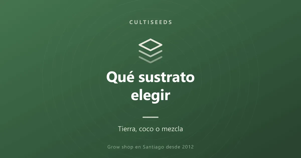 Qué sustrato elegir: tierra, coco o mezcla