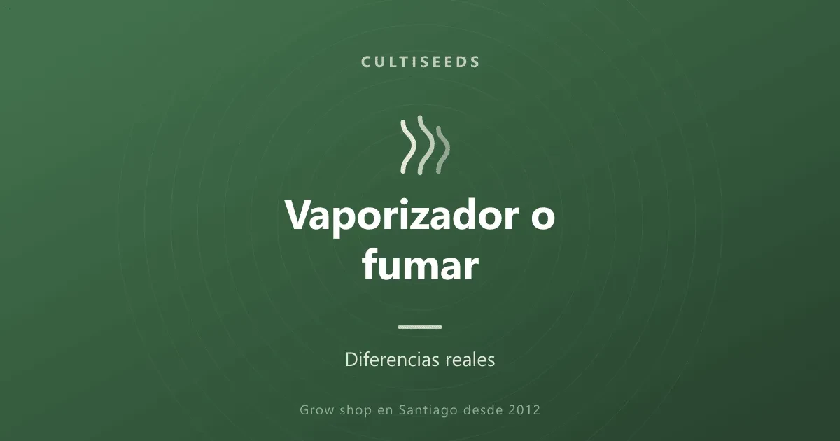 Vaporizador o fumar: diferencias reales