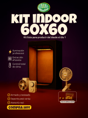 Kit Indoor 60x60 Completo con LED Quantum Premium | Cultivo Interior Controlado