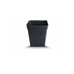 MACETA CUADRADA NEGRA ECO 11 litros
