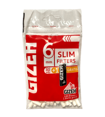 FILTRO GIZEH ROJO SLIM + PAPEL NEGRO N1
