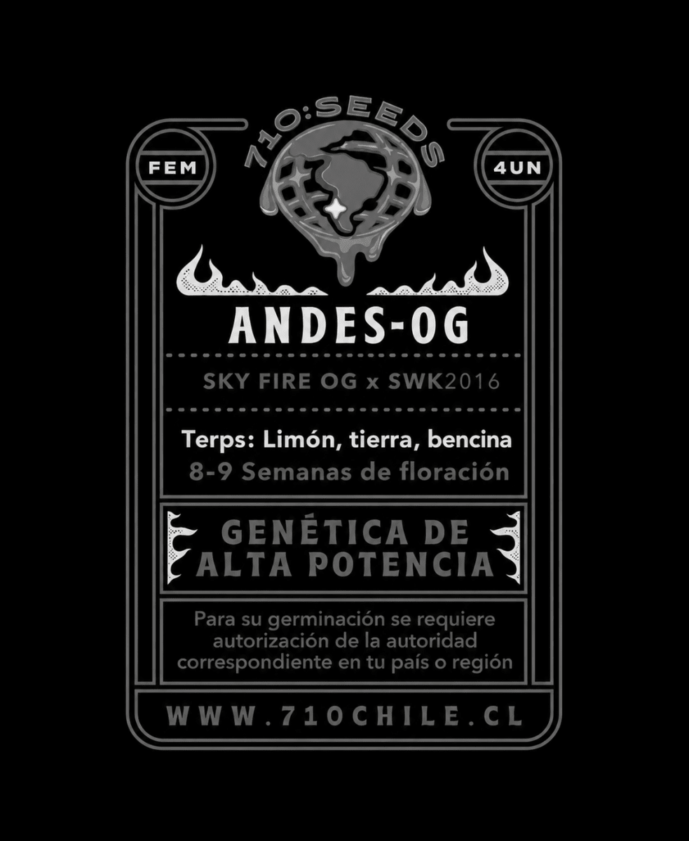 710 SEEDS SEMILLA FEM 4 UNIDADES ANDES OG1