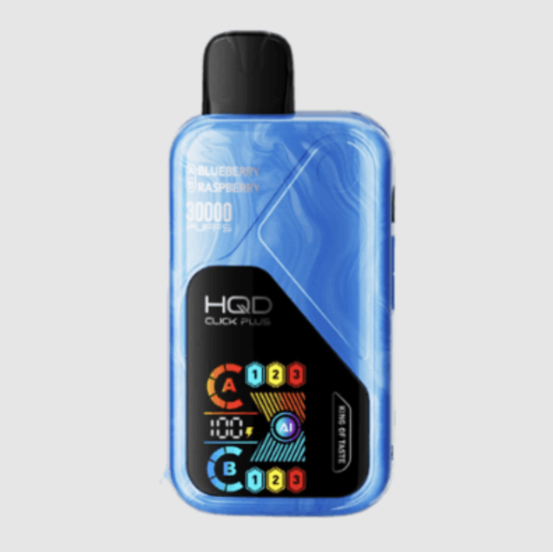 VAPER HQD CLICK PLUS 30000 PUFFS BLUEBERRY RASPBERRY1