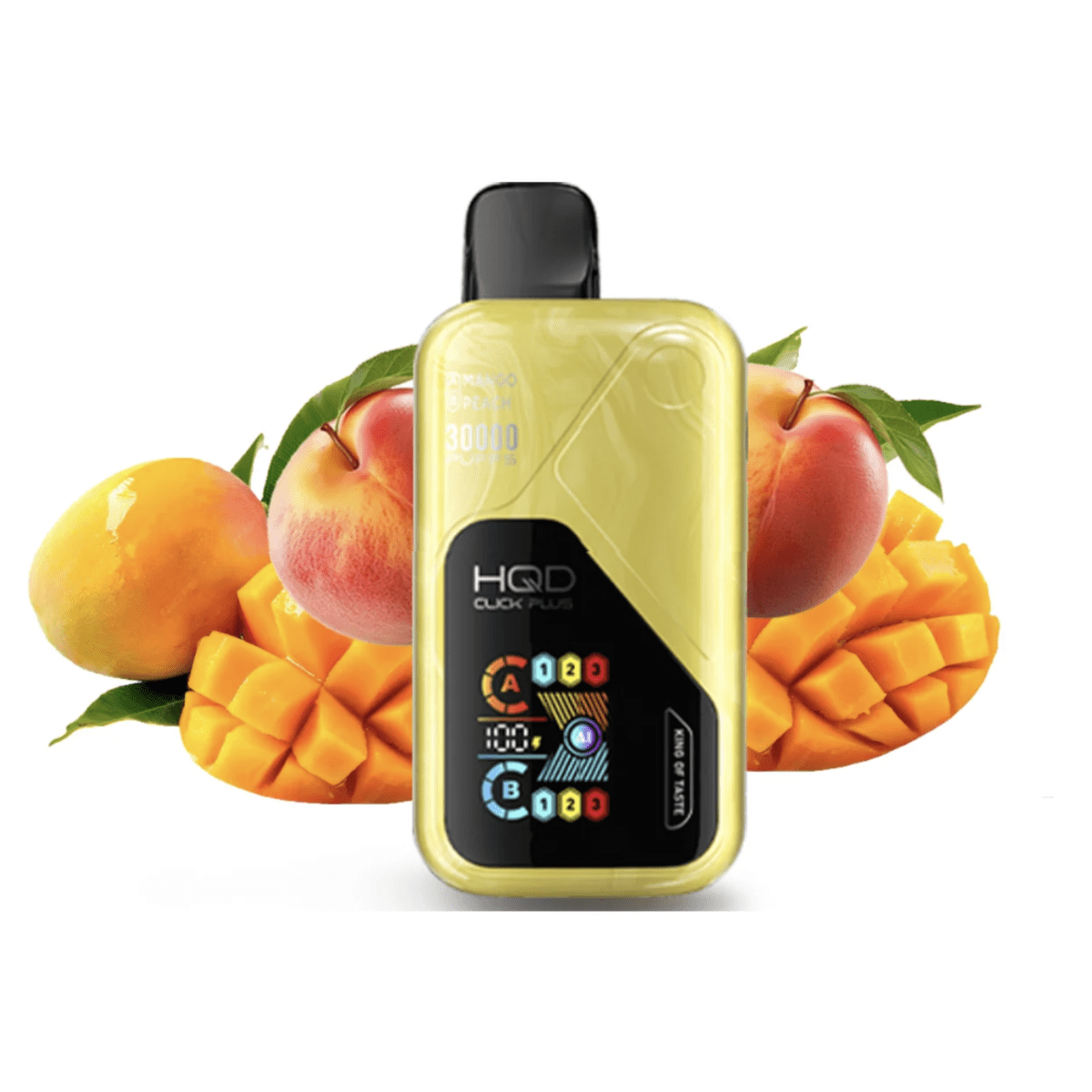 VAPER HQD CLICK PLUS 30000 PUFFS MANGO PEACH1