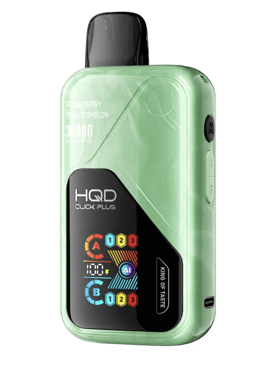 HQD CLICK PLUS 30000 PUFFS RASPBERRY WATERMELON1