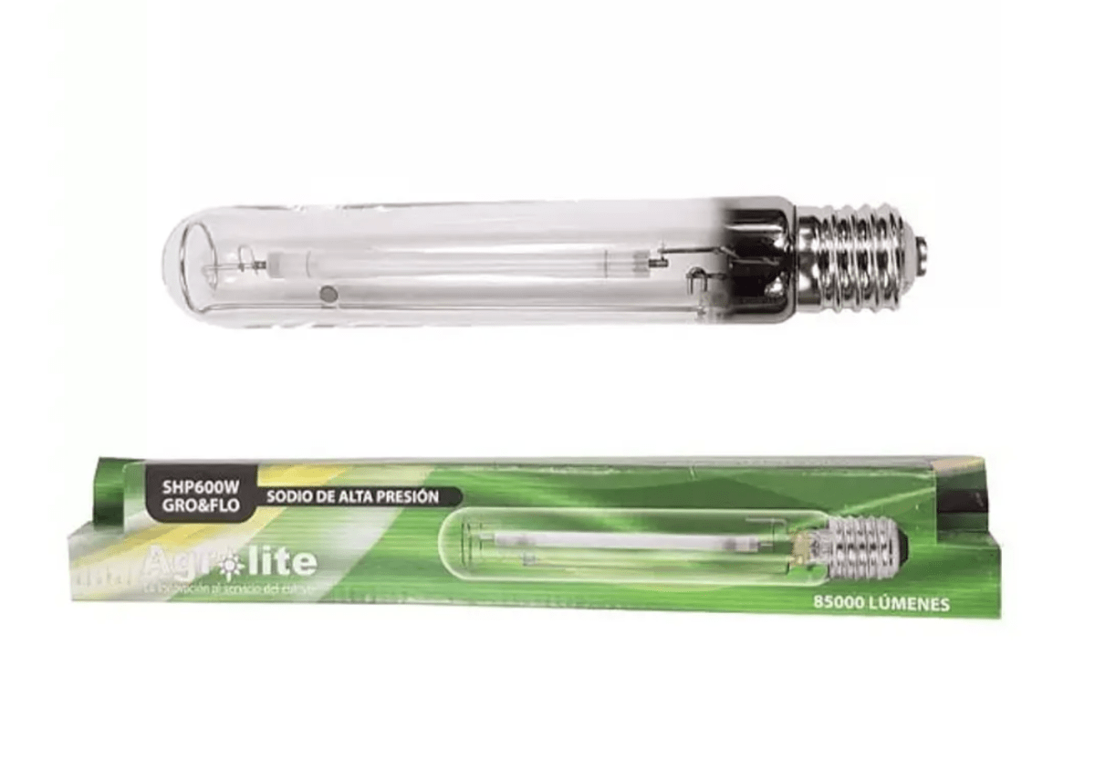 AMPOLLETA BOMBILLA 600W SODIO DUAL GROW&FLO AGROLITE1