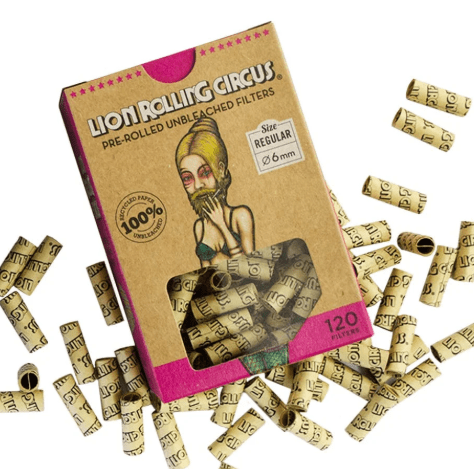 LION ROLLING CIRCUS FILTRO PULPA DE MADERA 20 unid1