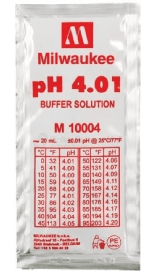MILWAUKE LIQUIDO CALIBRADOR PH 4.01 20 ml1
