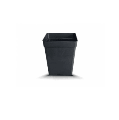 MACETA CUADRADA NEGRA ECO 11 litros1