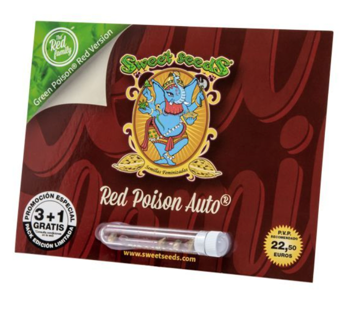 SWEET SEEDS RED POISON AUTO 3+1 UN1